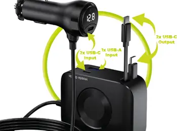 Karikues veture Mobile Origin CA23, 75W 5in1, 2x USB-C 1x USB-A, i zi