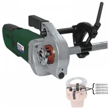 Makineri elektrike për filetim tubash Dedra DED7511, 1800W, jeshile