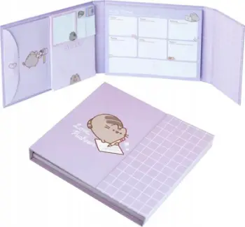 Planer javor Pusheen, format blloku, letër cilësore, shumëngjyrësh