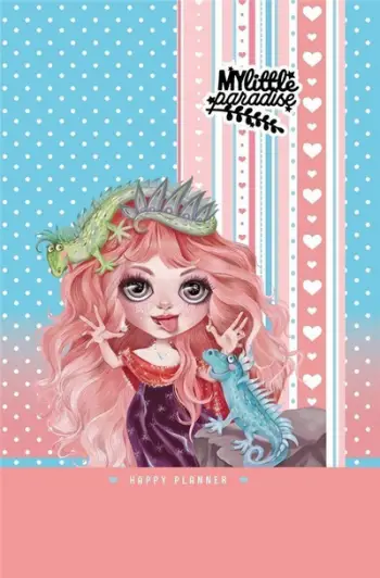 Planer për vajza For Girls, 135x197mm, 96 faqe, kapak me glitter