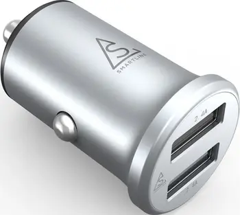 Karikues veture Holdit Smartline, 2x USB A, 4.8A, argjentë