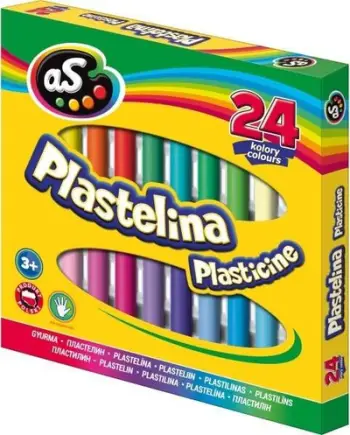 Plastelinë Astra School Astrino, set 24 ngjyra, për fëmijë