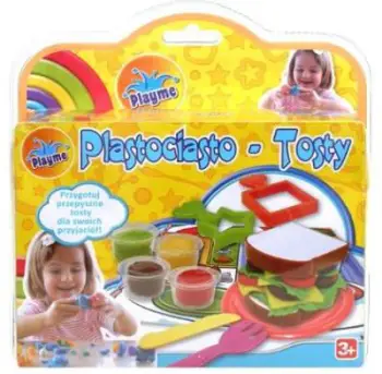Plastelinë Brimarex Plasticine Toasts, set modelues për fëmijë, shumëngjyrëshe