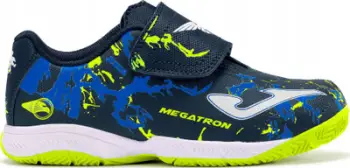 Atlete futbolli për sallë Joma Megatron Jr 2403 IN, lëkurë sintetike, nr 28, blu navy