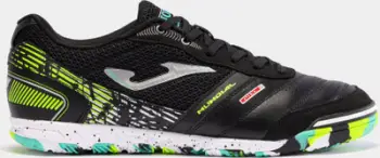 Atlete futbolli sallë Joma Mundial Leather, lëkurë, për ambiente të brendshme, të zeza