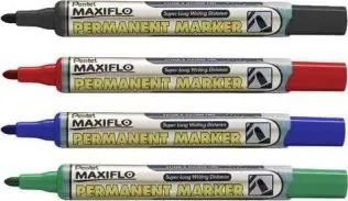 Marker permanent Pentel NLF50, vijë 1mm, blu