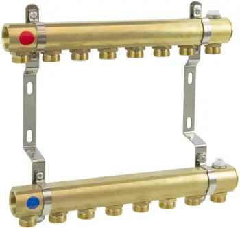 Manifold ngrohjeje RDZ PHA 102, bronzi, me nipla