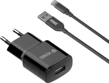 Karikues wireless telefoni YENKEE YAC 4600, kompakt, i zi