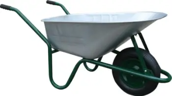 Karra ndërtimi Limex T-070/C, 100L, rrotë e fryrshme, e gjelbër