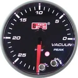 Manometër vakumi Auto Gauge PK, 60mm, 10 ngjyra, për vetura