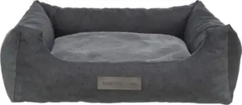 Shtrat për kafshë Trixie Liano, 60x50 cm, material tekstil dhe plush, gri