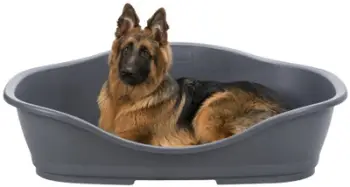 Shtrat plastik për qen Trixie Plastic Sleeper, 56 x 41 cm, gri