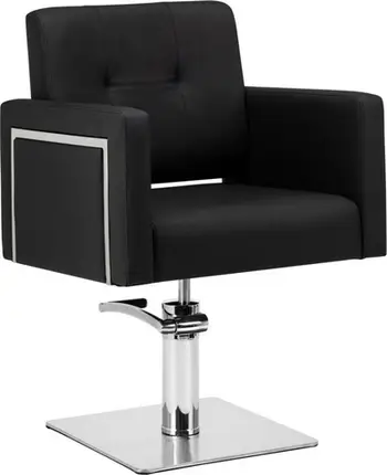 Karrige berberi Gabbiano Bergamo, ergonomike, lëkurë sintetike, e zezë