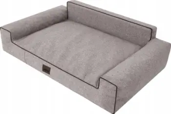 Shtrat për qen Hobbydog Velvet XL, 98x66 cm, material Inari, gri