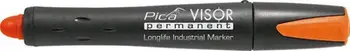 Marker permanent Pica VISOR, fluorescent, portokalli