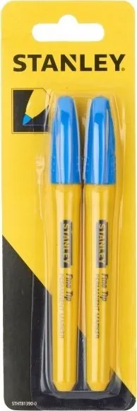 Marker i përhershëm Stanley Blue Fine Tip, set 2 copë, blu - 2