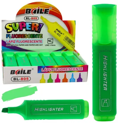 Marker stabilo highlighter Neon Intense, majë e pjerrët, jeshile neon - 1