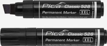 Marker permanent Pica Classic XXL, majë e pjerrët 4-12mm, i zi