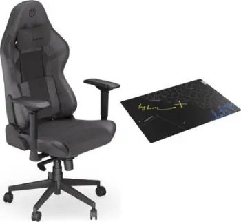 Karrige gaming Endorfy Scrim BK EY8A001 me tapet dyshemeje FP120R EY8G001, deri 120 kg, e zezë