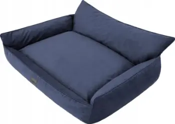 Shtrat sofa për qen Joker Fancy XXXL, 132x106cm, me mbulesë të heqshme, blu navy