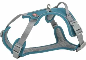 Shtrëngues qeni Trixie Premium Active, 39-56x1.5 cm, ngjyrë petrol