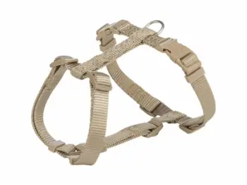 Shtrëngues qeni Trixie Premium H-Harness, i rregullueshëm, sand taupe