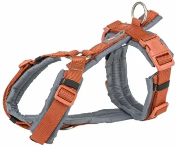 Shtrënguese trekking për qen Trixie Premium, Rust Graphite