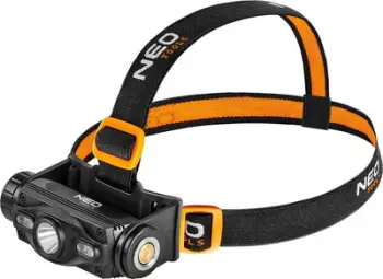 Ballorinë NEO 99-028, LED CREE 1000 lm, rikarikueshme USB, e zezë