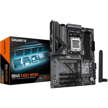 Pllakë amë Gigabyte GA-B840 EAGLE WF6E, ATX, DDR5, AM5