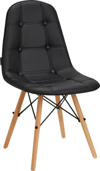 Karrige kozmetike 4Rico QS-185, ergonomike, e zezë
