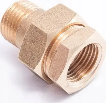Bashkues bronzi me arrë unioni DN20, 3/4", me unazë O