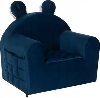 Karrige për fëmijë Hobbygarden Bari, shkumë, 49x35 cm, blu navy