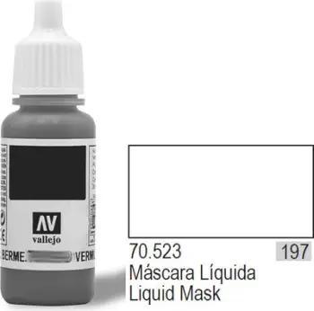 Maskë lëngu për modelim Vallejo Model Color, 17ml, akrilike, transparente