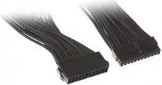 Kabllo zgjatues SilverStone ATX24, 24 pin, 30cm, i zi - 1