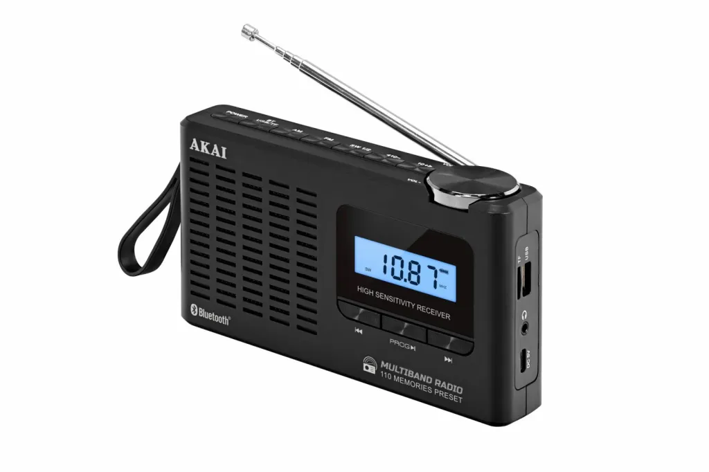 Radio portative Akai APR-600, Bluetooth, AM/FM, e zezë - 7