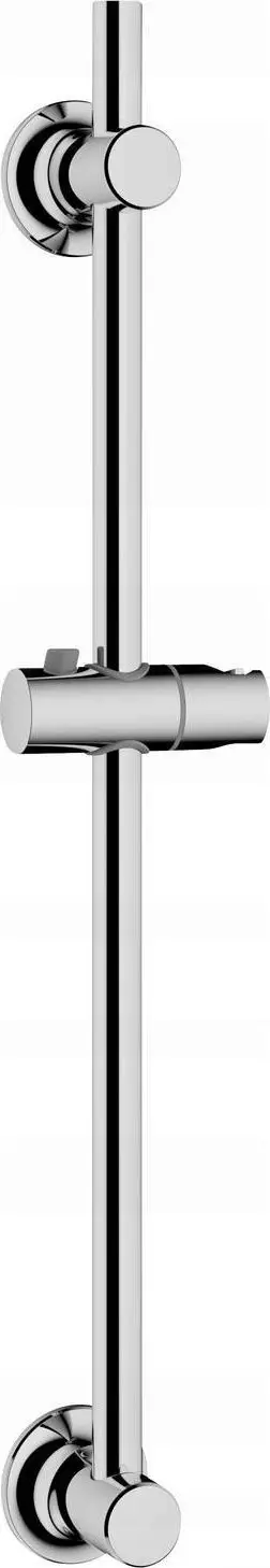 Shufër mbajtëse për dush Wenko, 70 cm, çelik inox, krom gri