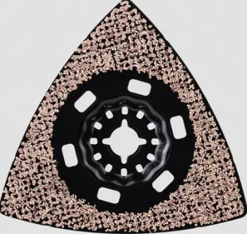 Pllakë lëmimi Bosch MultiMaterial AVZ90RT4, 90mm, Starlock, e zezë