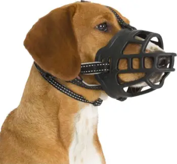 Maskë për qen Trixie Muzzle Flex, S, e zezë