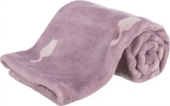 Batanije për kafshë Trixie Blanket Lily, 70 x 50 cm, poliester plushi, bezhë