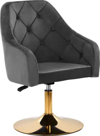 Karrige zyre 4Rico Qs-Bl14G, rrotulluese, ergonomike, gri