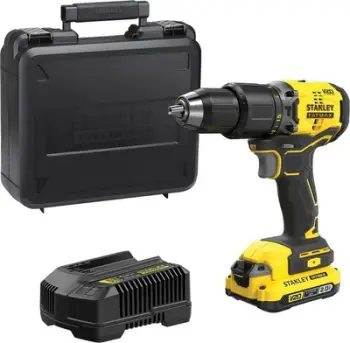 Shurubelmakinë goditëse Stanley FATMAX V20 SFMCD715D1K, 18V, 60Nm, 2Ah, e verdhë