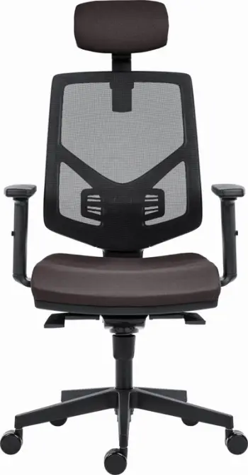 Karrige zyre ergonomike Powerton ERGO TINA, mekanizëm synchro, gri