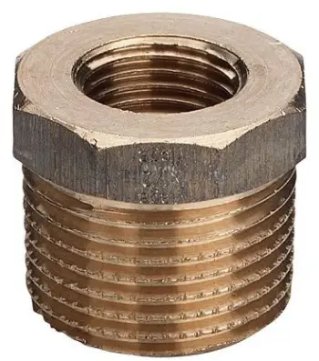 Bashkues reduktues me fije RBM 3241, 1/2" në 1/4", bronz i kuq