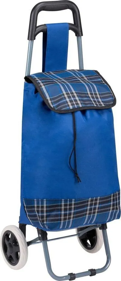 Karrocë blerjesh me rrota, poliestër, 89cm, blu - 1
