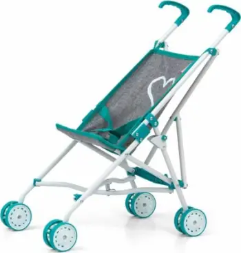 Karrocë lodër për fëmijë Milly Mally Doll's Pram Julia Prestige Mint