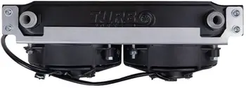 Pllakë ftohëse TurboWorks Dual, për oil cooler 19 rreshta, ventilator 5", alumini