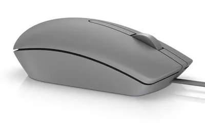 Maus Dell MS116, me kabëll, optik, gri - 2