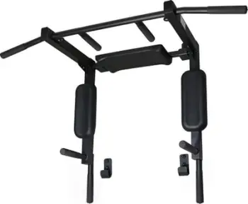 Shufër tërheqëse dhe paralele BenchK D8, multifunksionale, metal, e zezë
