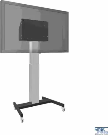 Karrocë për televizor Vogel's FLOOR LIFT TROLLEY XL, deri 86", 120kg, 600x400 VESA, e zezë