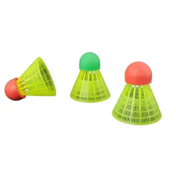 Toptha Speedminton Techman Fast, najlon, set 3 copë, multicolor
